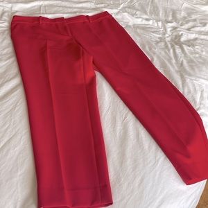 Talbots Hampshire ankle pant. True blue tone red